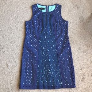 NINE WEST Eyelet Sleeveless Dress